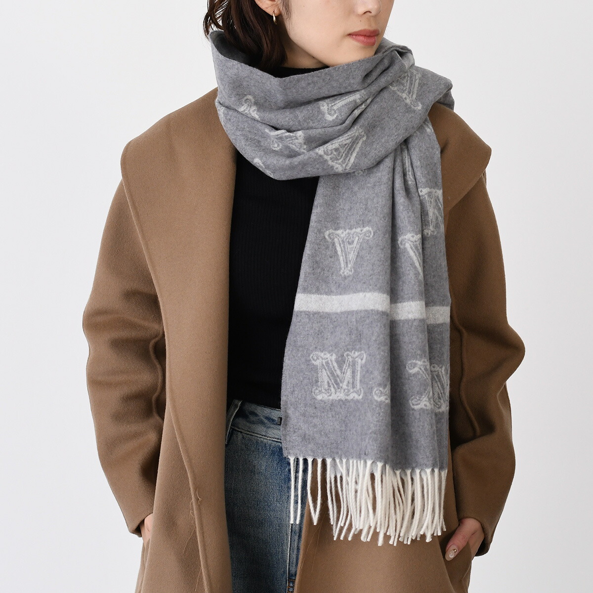 楽天市場】Max Mara マックスマーラ マフラー WSKLAUSE クラウス