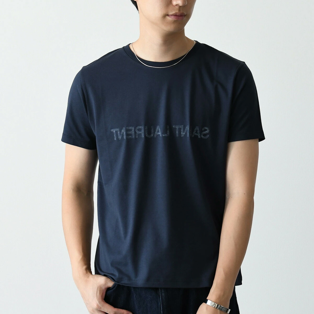 楽天市場】SAINT LAURENT サンローラン Tシャツ トップス リバースT