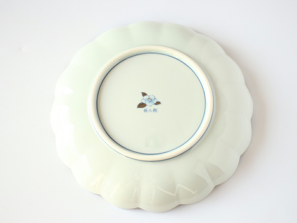 楽天市場】林九郎窯 古伊万里様式 藍青シリーズ 銀彩祥瑞 プレート16cm