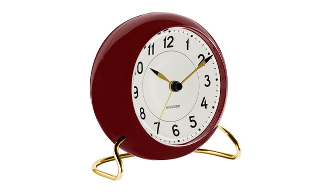 楽天市場】アルネ ヤコブセン テーブルクロック アラーム STATION