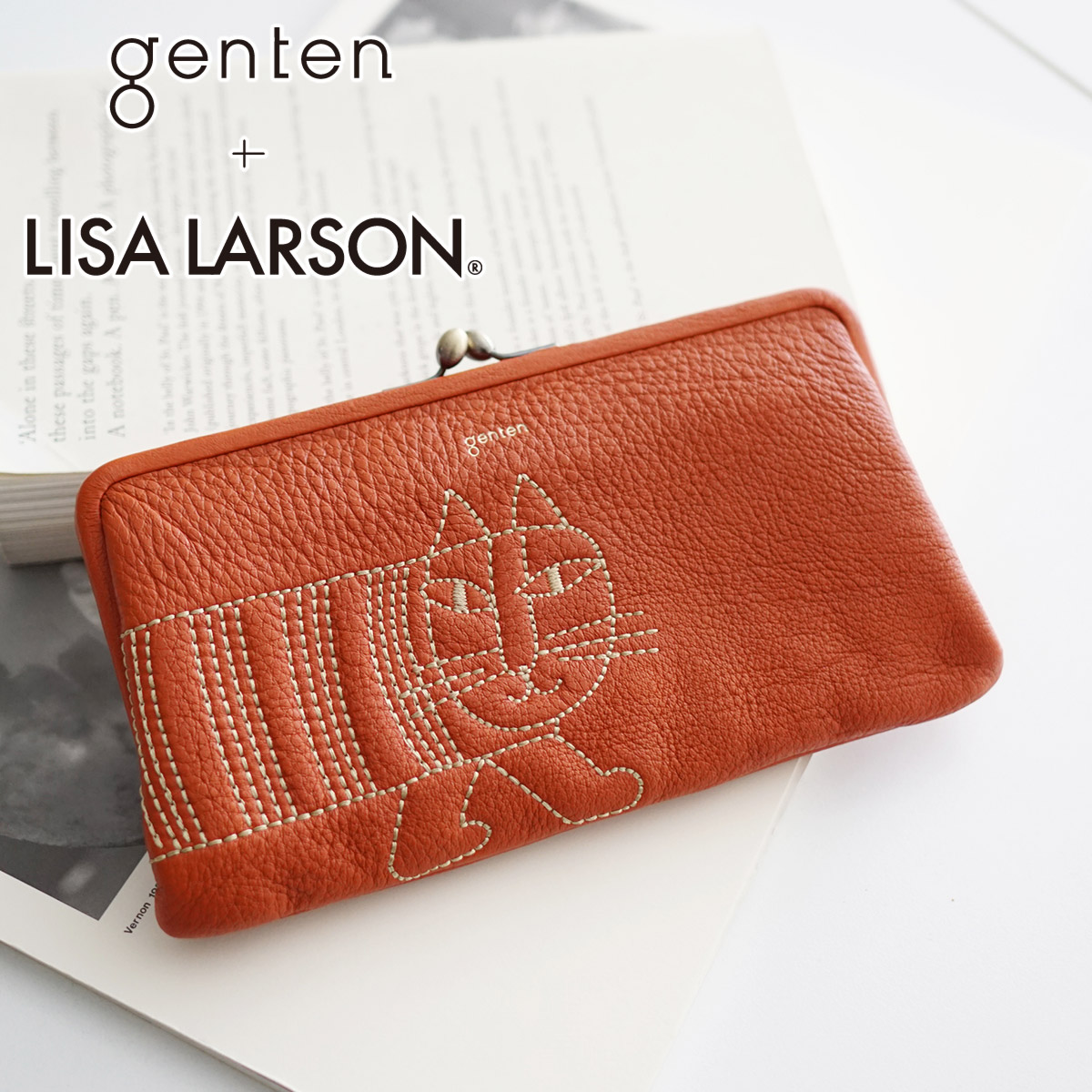 楽天市場】☆ genten ゲンテン 長財布genten ×LISA LARSON（ゲンテン