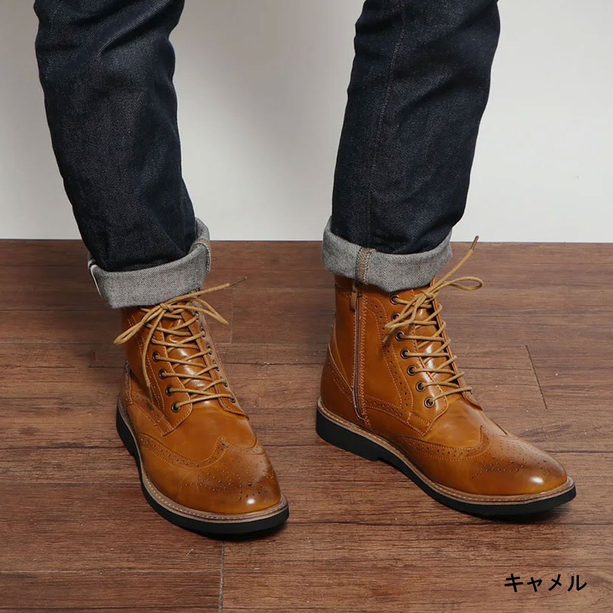 楽天市場】57%OFF 【ラスイチSALE】 ブーツ メンズ レースアップ