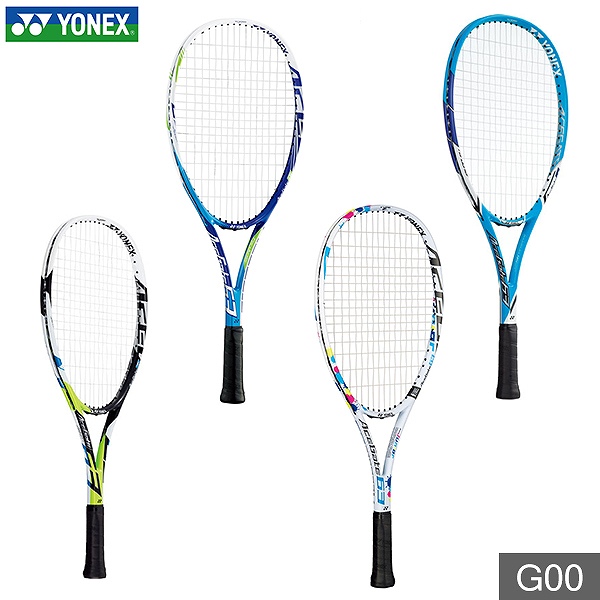 楽天市場】【ガット張り上げ済み】ソフトテニス ヨネックス エース