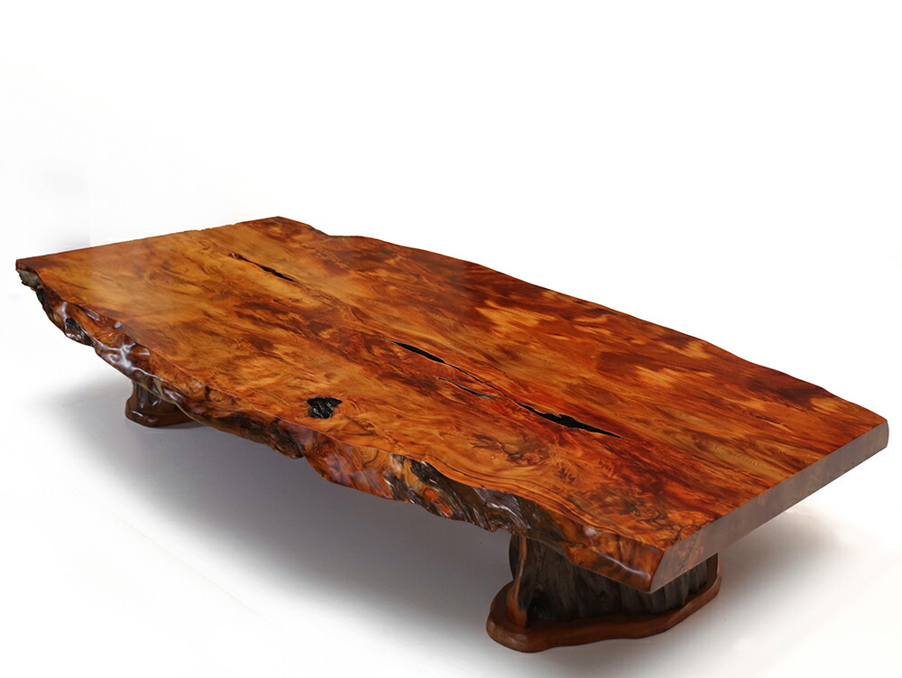 楽天市場】屋久杉 テーブル 一枚板 仕様：無垢 / 素材：屋久杉（座卓