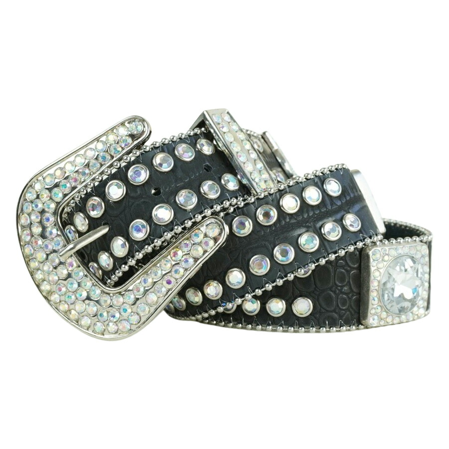 楽天市場】KAMBERLEY GROUPGENUINE LEATHER BLING BELTレザーベルト