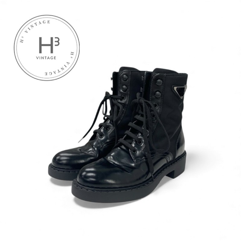 楽天市場】レースアップ（ブランドプラダ）（ブーツ｜レディース靴