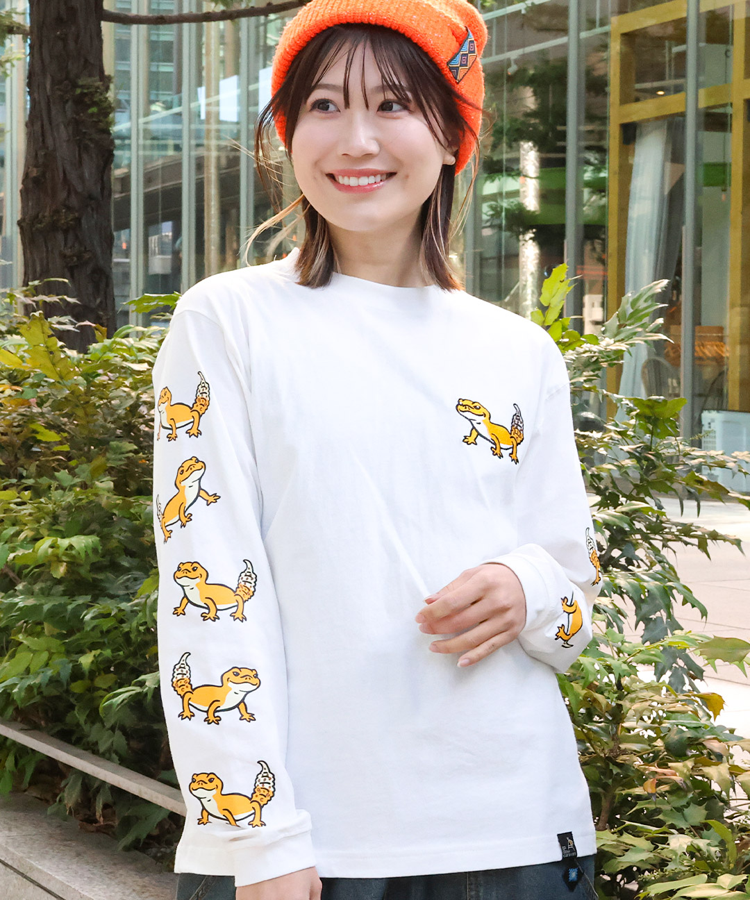 楽天市場】go slow caravan レオパードゲッコーロングTシャツ【WEB限定