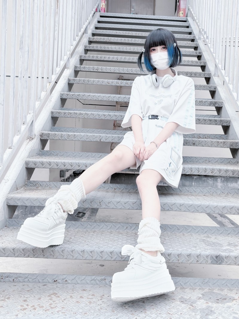 楽天市場】厚底スニーカー リボン付きスニーカー 地雷系 量産型 姫系