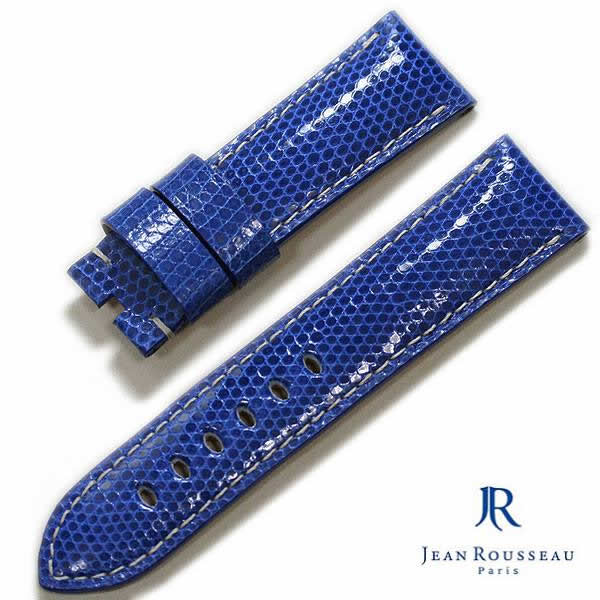 ✏️青　時計ベルト・オーダー製作 製作例_腕時計ベルトオーダー専門店：EBISU LEATHER（エビスレザー）