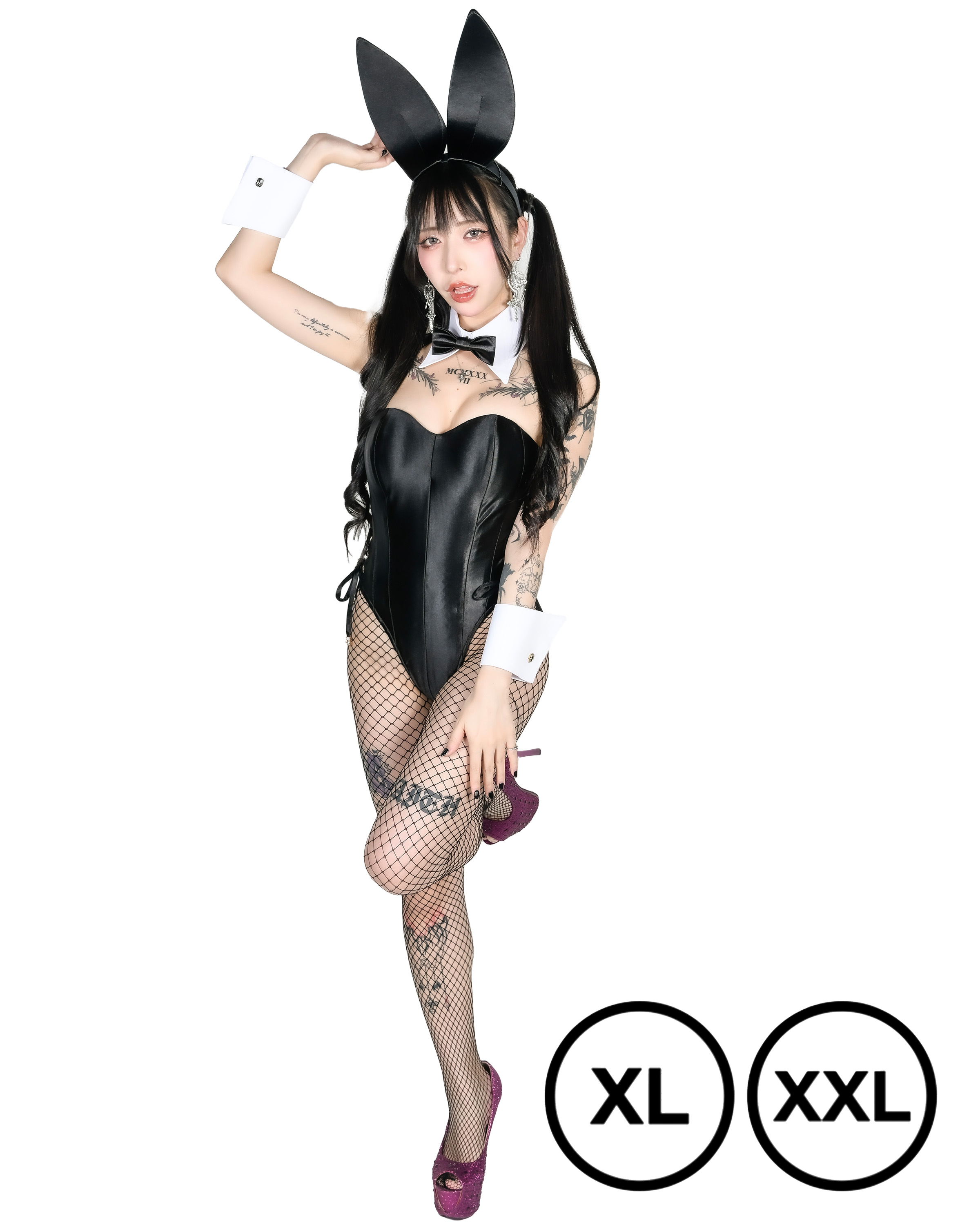 楽天市場】【大きいサイズ】バニーガール衣装 大きいサイズ 9点セット