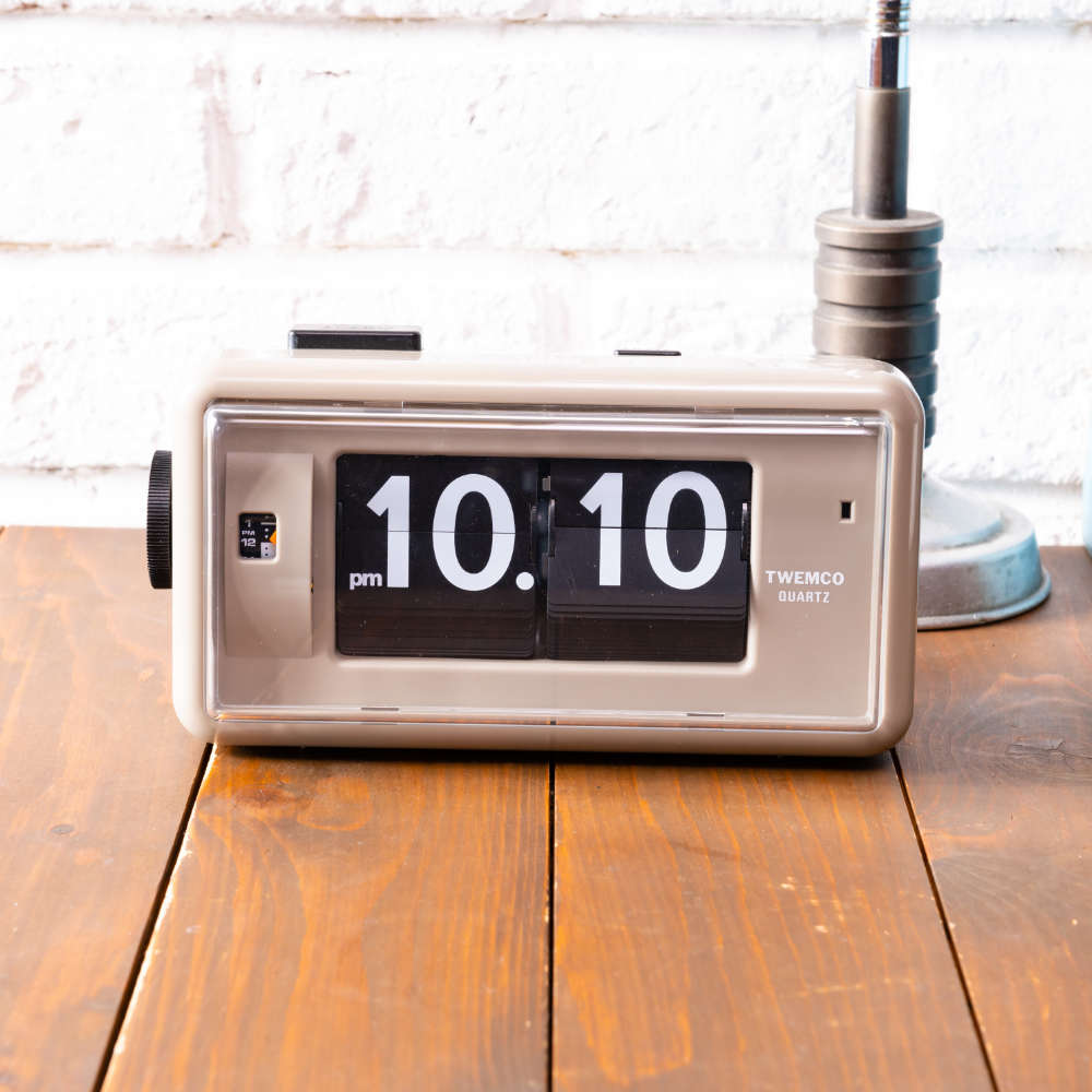 楽天市場】パタパタ 時計 TWEMCO DESK TOP ALARM CLOCK AL-30GYB