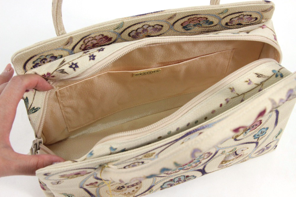 楽天市場】岡重謹製 利休バッグ お茶席バッグ 正絹友禅バッグ 女性用