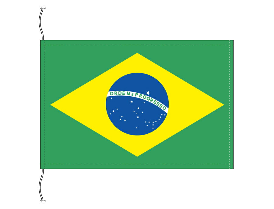 楽天市場】TOSPA ブラジル 国旗 卓上旗 旗サイズ16×24cm テトロン