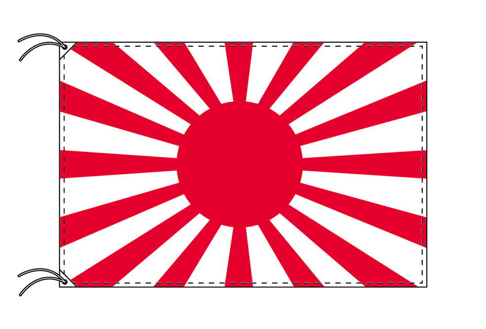 楽天市場】TOSPA 陸軍旗 旭日旗 70×105cm テトロン製 日本製 世界の