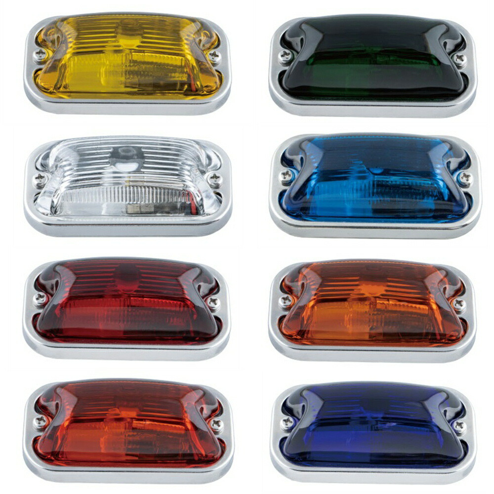 楽天市場】ジェットイノウエ 角型マーカーランプ 前開式 ガラスレンズ