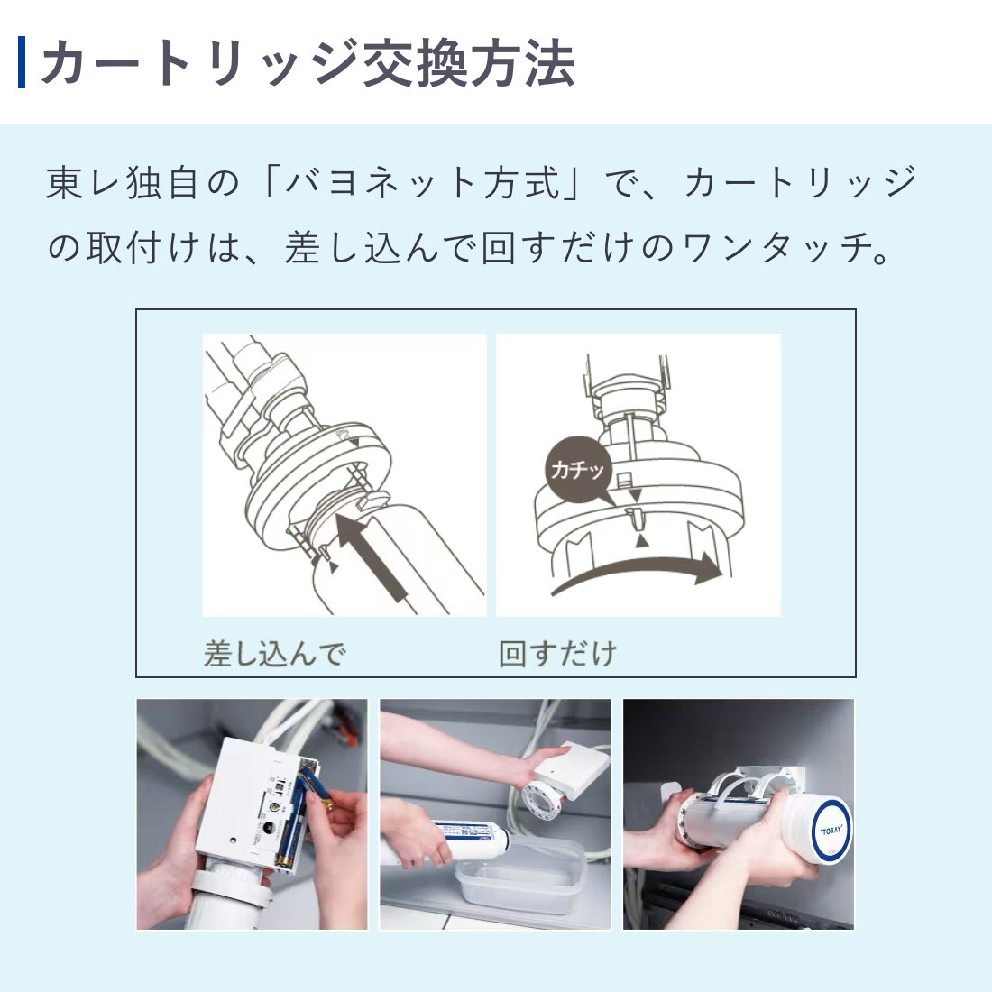 楽天市場】公式 東レ トレビーノ ブランチ 交換用カートリッジ 浄水器