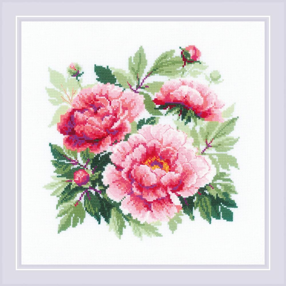楽天市場】RIOLISクロスステッチ刺繍キット No.1854 「Tree Peony