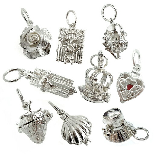 楽天市場】シルバーラッキーチャーム 小型 バラ グリーティングカード