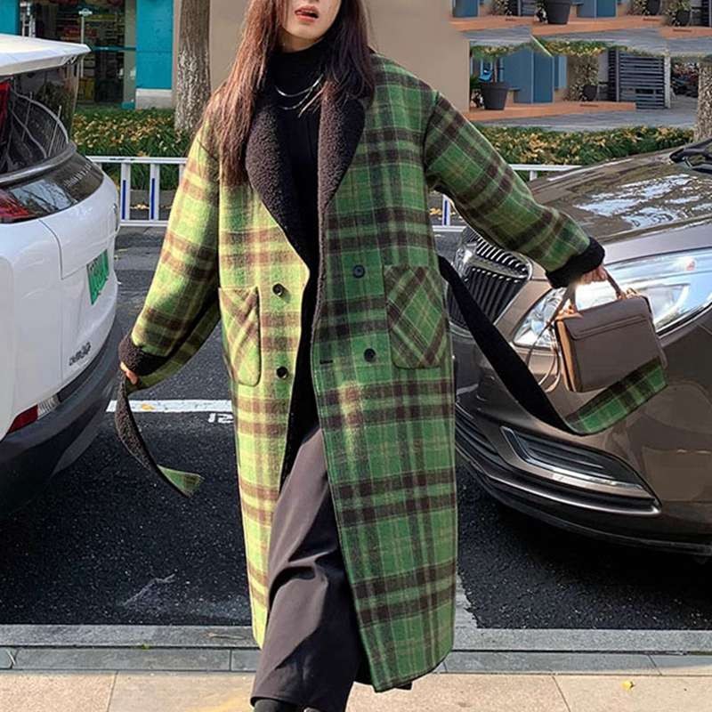 楽天市場】グリーン チェック柄 オシャレ お出かけ オフィス