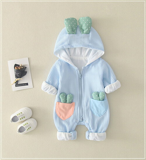 楽天市場】ベビー ジャンプスーツ ベビー服 ロンパース 秋 長袖