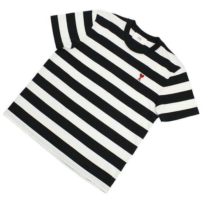 楽天市場】アミパリス AMI PARIS メンズ ボーダー Tシャツ ハートロゴ