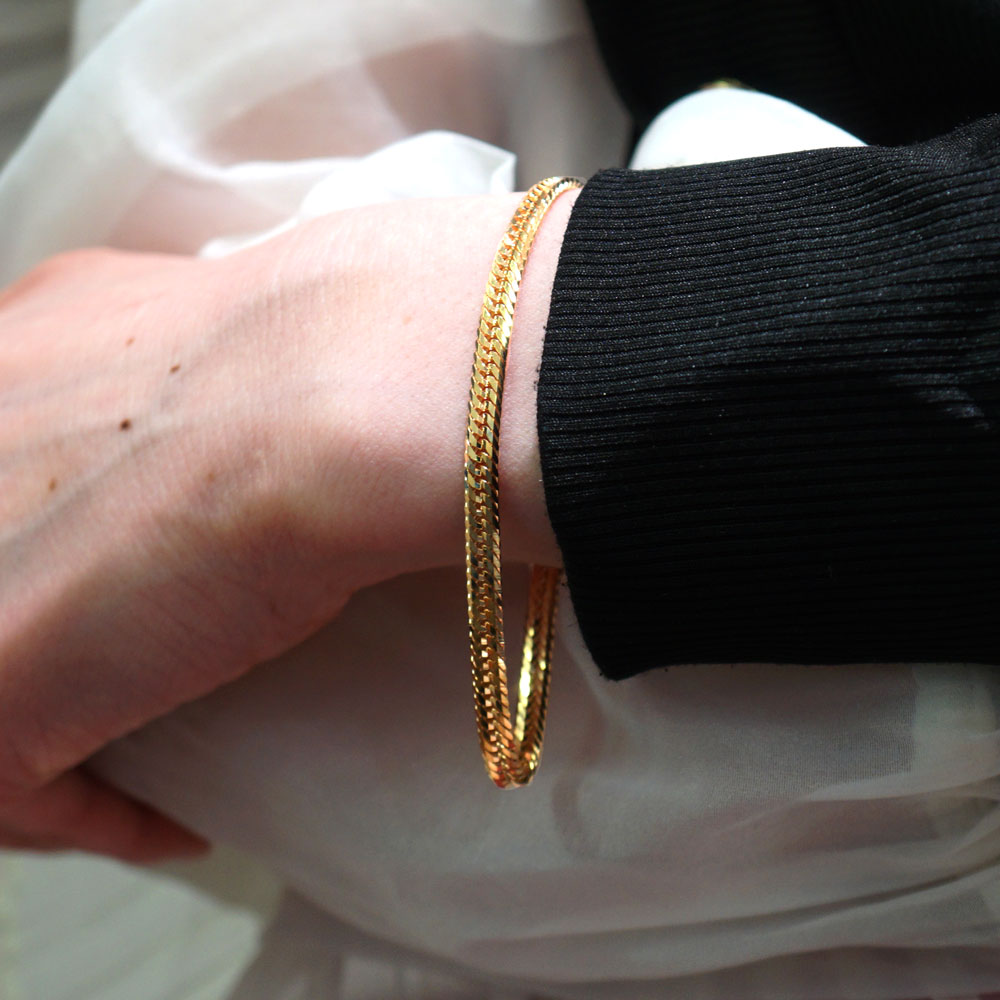 楽天市場】喜平 ブレスレット K18 トリプル12面 18cm 10g 造幣局検定