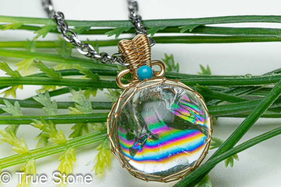 楽天市場】AAA アイリスクォーツ ペンダントトップ 水晶丸玉