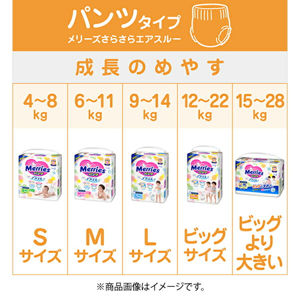 楽天市場】メリーズ パンツ Lサイズ 162枚 54枚x3セット 紙おむつ 素肌