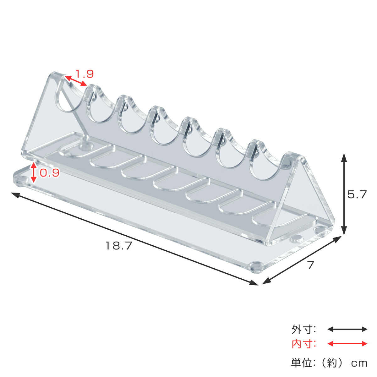 楽天市場】【日本製】 ペンスタンド トレビュアー 透明 006-001