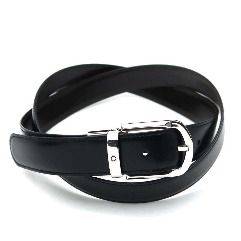 楽天市場】モンブラン/MONT BLANC メンズリバーシブルベルト 111080