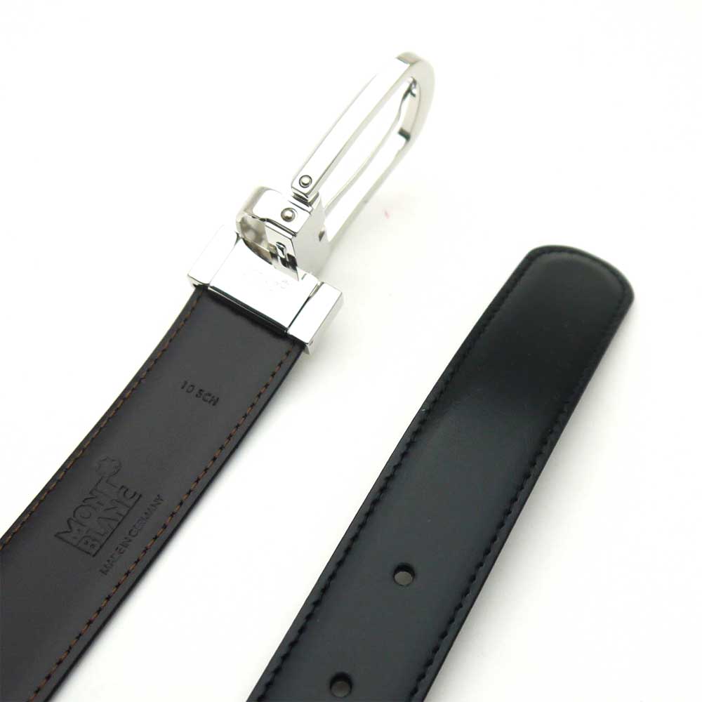 楽天市場】モンブラン/MONT BLANC メンズリバーシブルベルト 111080