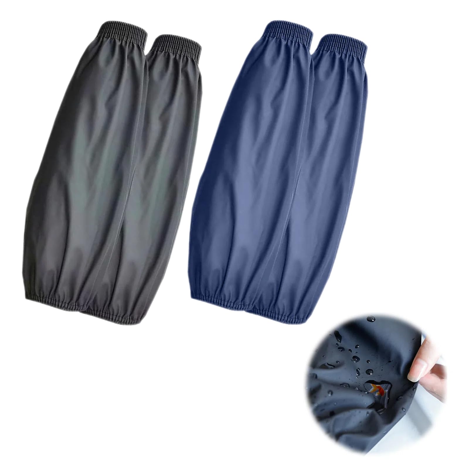 楽天市場】【即納】腕カバー 作業用 黒+紺 2ペア 防水 アームカバー