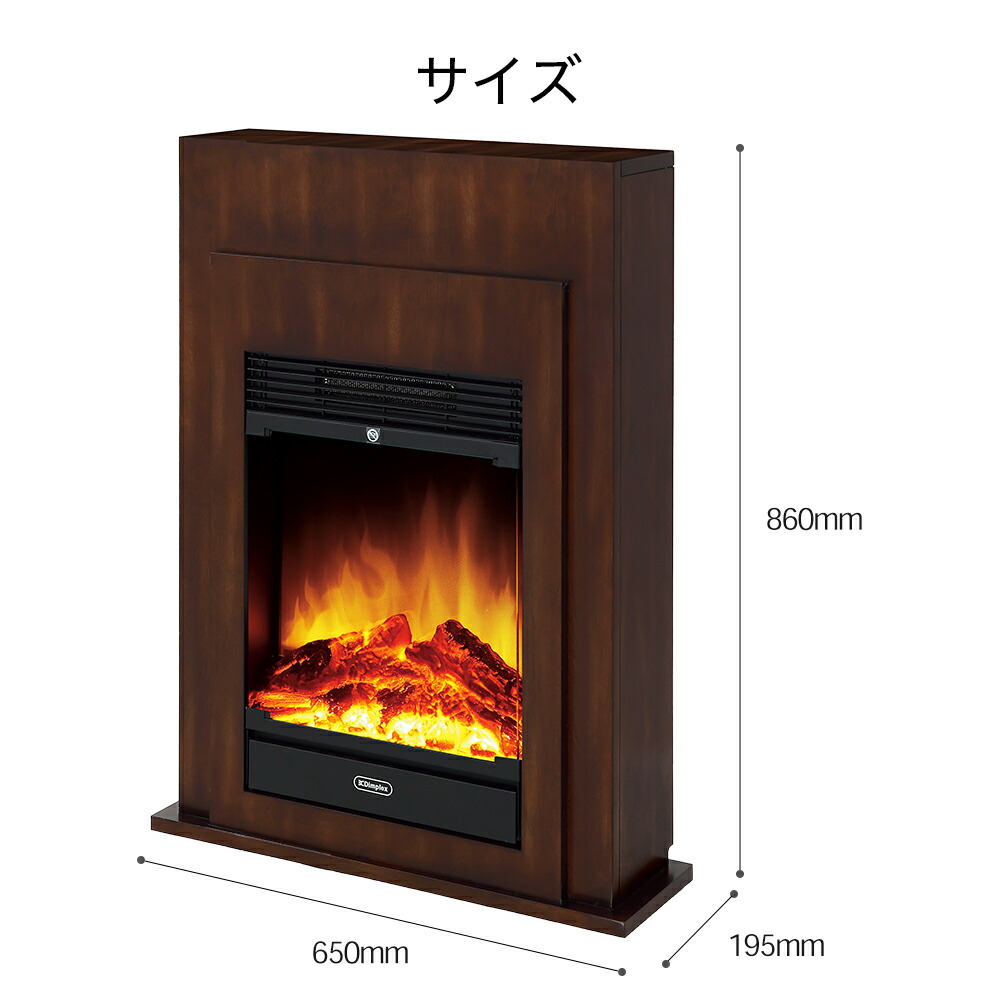 楽天市場】【特典付き】電気ストーブ セラミックヒーター 薪ストーブ