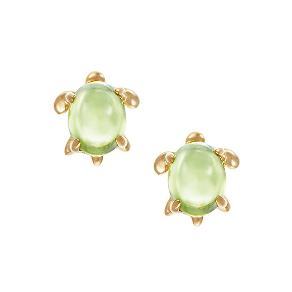 楽天市場】K10イエローゴールドペリドットピアス : ジュエリーツツミ