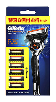 楽天市場】P&G ジレット プログライド マニュアル 5Bホルダー付 (本体