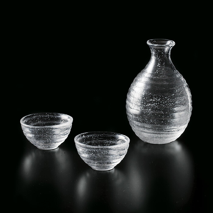 楽天市場】酒器セット 360ml ガラス【徳利1本・盃2杯 計3点セット