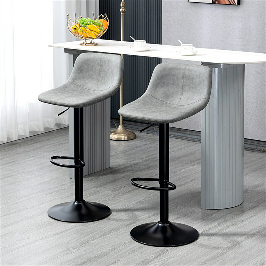 楽天市場】おしゃれ カウンターチェアー 背もたれ付き キッチン レザー