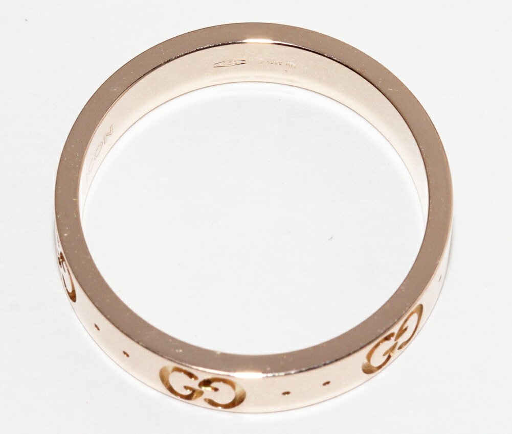楽天市場】グッチ 指輪 K18PG アイコンリング #11(10.5号) : たかみ