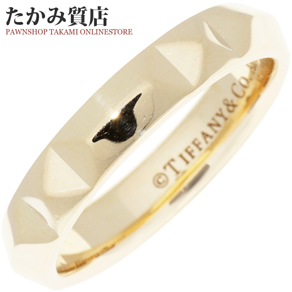 楽天市場】ティファニー 指輪 K18YG トゥルーバンドリング 幅4ミリ 約