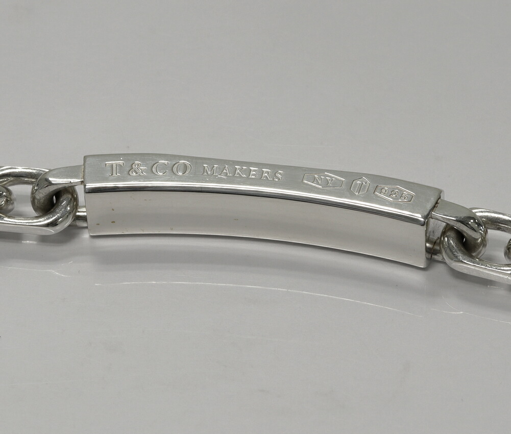 楽天市場】ティファニー ブレスレット SV 1837 メイカーズ ID チェーン