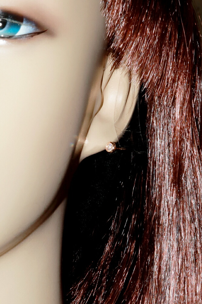 楽天市場】ティファニー ピアス K18PG ダイヤ0.14ct エルサペレッティ