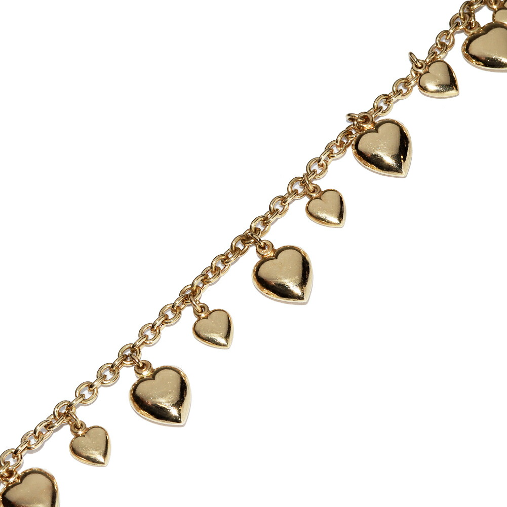 楽天市場】ブレスレット K18YG ハート : たかみ質店楽天市場店