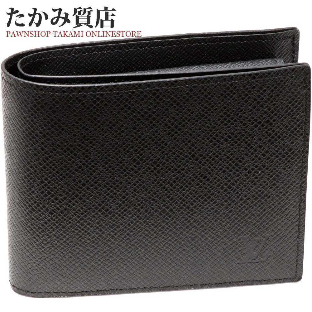 楽天市場】ルイヴィトン 二つ折り財布(小銭入れあり) タイガ ノワール