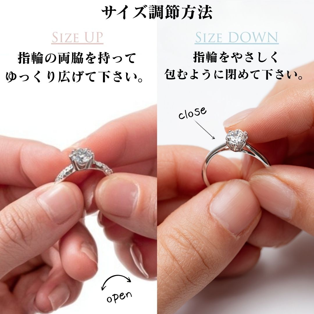 楽天市場】指輪 フリーサイズ クロスリング リング ダイヤモンドリング