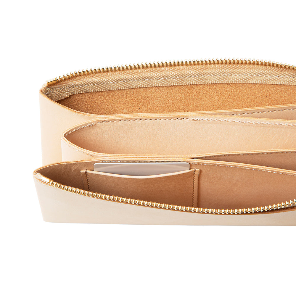 楽天市場】【土屋鞄公式】プレーンヌメ ファスナーロングウォレット