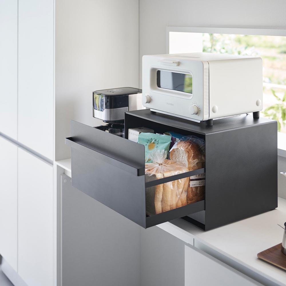 楽天市場】[ ブレッドケース タワー 引き出し型 2段 ] 山崎実業 tower