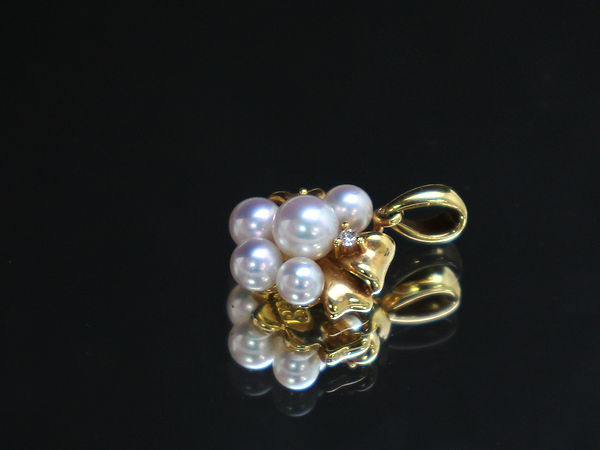 楽天市場】TASAKI 田崎真珠 ペンダントトップ K18YG リボン 18金