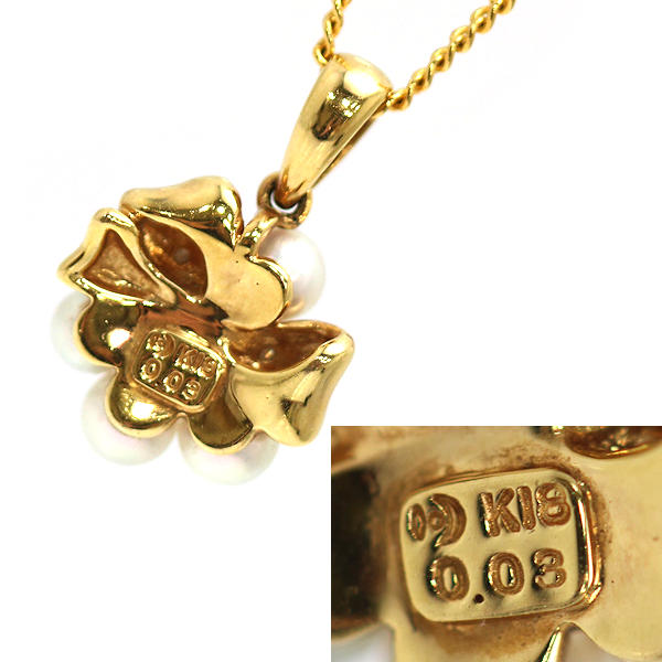 楽天市場】TASAKI 田崎真珠 ペンダントトップ K18YG リボン 18金