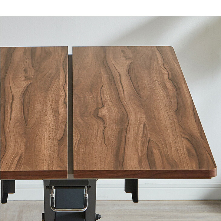 楽天市場】昇降式テーブル 120×60 無段階 昇降 高さ調節 昇降テーブル