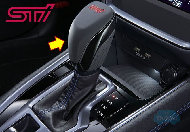 楽天市場】SG117VC001※品薄【スバル純正】STIシフトノブ（CVT